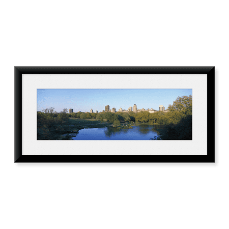 Framed Art Print, Central Park by Panoramic Images, 25-7/8" x 9-7/8"