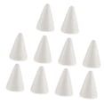 thumbnail image 6 of 10 Pcs Christmas Tree Foam White Cone for DIY Christmas Tree Craft Supplies 150mm, 6 of 10