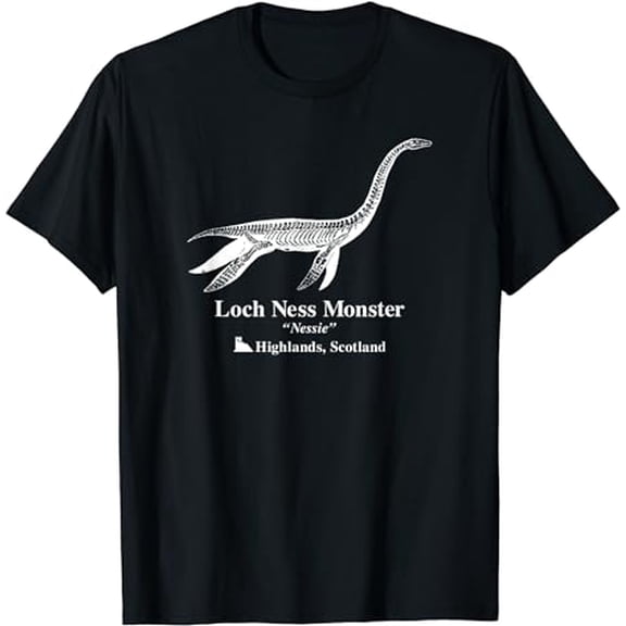 Trendy Loch Ness Monster Nessie Cryptozoology T-Shirt