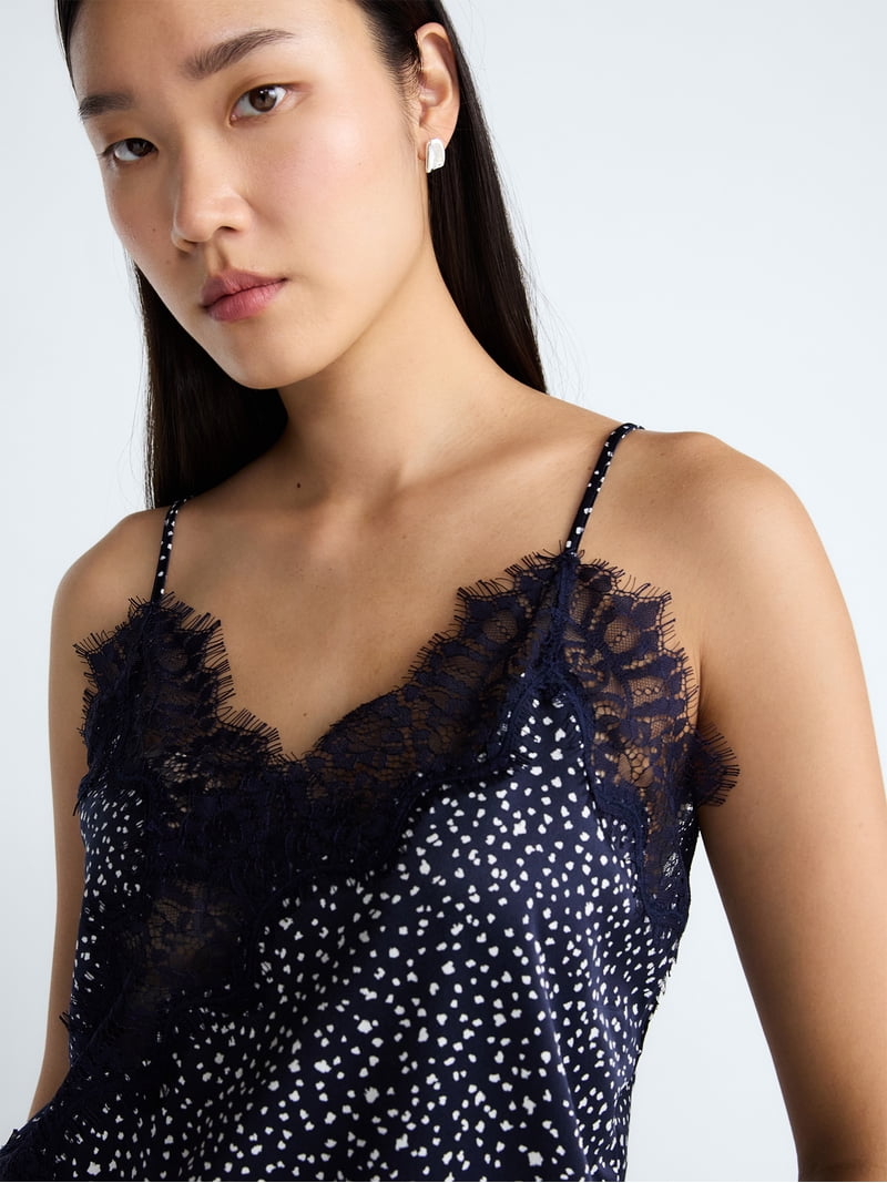 Devil Wears Prada Scoop Collection Women's Lace Trim Blouse, Sizes