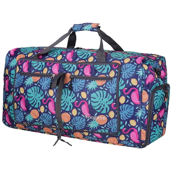 Bolsa de viaje Woogwin, grande, impermeable, 60 L, piña
