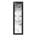 thumbnail image 2 of ArtToFrames 7" x 28" Flat Pewter Picture Frame, 7x28 inch Silver Wood Poster Frame (WOM-4887),  Pack, 2 of 7