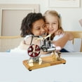 thumbnail image 4 of Motor Model,Led Science Wooden Dual Model With Science Wooden Diy With Led Science Kit Air Motor Wooden Diy Education Model Dual Model Motor Model Dual Air Motor Model Eryue Siuke Ad Toy Office Deco, 4 of 7