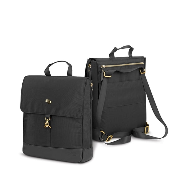 Backpack Tote Híbrido Austin para laptop 13.3" - Negro Solo NY EXE803-4
