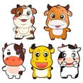 thumbnail image 3 of 5 unidades Sobres Rojos chinos paquetes de año de nuevo 5 dibujos animados patrones de buey Hongbao sobre 2021 buey chino año de nuevo paquete de dinero de dibujos animados mayimx Sobres rojos de año nuevo chino, 3 of 9