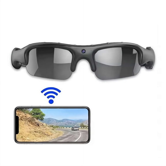 Smart Bluetooth Glasses with HD Camera, 1080P Video Recording with Audio for Travel & Outdoor Ready