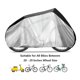 thumbnail image 3 of Funda para Bicicleta Sunnimix Lona Impermeable para Almacenamiento de Bicicletas PU Portátil Ligero, 3 of 8