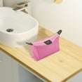 thumbnail image 5 of xiaxaixu Women Waterproof Makeup Bag, Classic Striped Cosmetic Organizer Multifunctional Pouch, 5 of 5