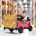thumbnail image 5 of EastVita 12V Ride on Forklift Car,Electric Kids Simulate Ride on Car Toys with Remote Control, Liftable Fork and Pallet 2 Speeds Music USB, 5 of 7