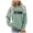 Green, variant on Crewneck Sweatshirt Women Fall Lightweight Crew Neck Sweatshirt Basic Letter Print Long Sleeve Lounge Top Essential Casual Outfit Chandail Femme Grey M