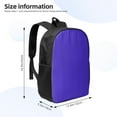 thumbnail image 2 of Disketp Darkblue School Backpack, Lightweight Basic Middle School Bookbags 17 Inch Casual Daypack for Student College, Travel or Outdoor, 2 of 6