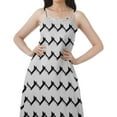 thumbnail image 5 of Moomaya Summer Outfit Women Rayon All Over Printed Plus Size Party Dresses, 5 of 6