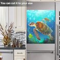 thumbnail image 4 of Cute Turtle Dishwasher Magnet Cover Magnetic Dish Washer Front Door Cover Panel Decal Trimmable Magnet Sticker for Kitchen Appliance 20 x 26 Inch Home Decor, 4 of 5