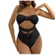 thumbnail image 1 of Trajes de Baño de Bikini de Mujer sin Mangas Set Acolchado de Empuje Sólido, Trajes de Baño de Bikini de Mujer Sexy Y de Apoyo, 1 of 8
