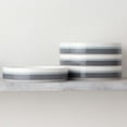 thumbnail image 2 of Noritake ColorStax Stripe Grey Set of 4 Stax Deep Plates, 2 of 7