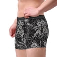 thumbnail image 2 of Honeii Rose Flowers Men's Underwear Boxer Briefs Pack, ComfortSoft Boxer Brief for Men, Moisture-Wicking Breathable-Medium, 2 of 5