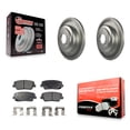 thumbnail image 1 of Transit Auto Rear Coated Disc Brake Rotors and Semi-Metallic Pads Kit for Car Hyundai Genesis Coupe KGF-101501, 1 of 11