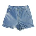 thumbnail image 6 of Only Moment Women's Summer Sweat Shorts Polyester,Cotton Relaxed Fit Casual High Waist Pocketed Denim Shorts Black Jean Shorts Blue,XS, 6 of 8