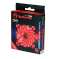 thumbnail image 3 of Marvo Ventilateur de Boîtier à LED Rétroéclairé Pro 120mm pour Bureau Rouge (FN10RD), 3 of 4