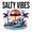 1pcs, variant on Salty Vibes Beachy Day Summer Vacation Sticker