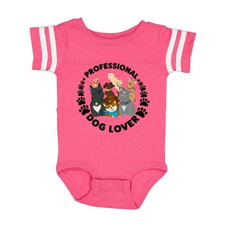 

Inktastic Professional Dog Lover with Cute Dog Family Gift Baby Boy or Baby Girl Bodysuit