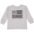 thumbnail image 3 of Inktastic Parkinson's Awareness Gray Ribbons and Flag Boys or Girls Long Sleeve Toddler T-Shirt, 3 of 5