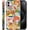 Hibiscus Flower Pink Cute Tropical, variant on Case for iPhone 15, Fits Frosted Case Design for Girl Women, Italian Lemon Flower Summer Collage