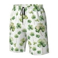 thumbnail image 5 of Disketp Men'S Swim Trunks Hawaiian Breathable Surf Beach Swimsuits Mesh Lining Beach Shorts With Pockets-St Patrick'S Day3, 5 of 9