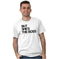 thumbnail image 6 of Funny Couples Set She's the Boss Men's Graphic T Shirt Tees Brisco Brands X, 6 of 7