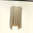 thumbnail image 4 of Neewe Débardeurs pour Femmes Été Décontracté Col Rond Sans Manches Haut Coupe Ample Tunique Basique Chandails Unis, 4 of 6