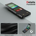 thumbnail image 5 of ELEHOLD for iPhone 14 Plus Case, PU Leather Magnetic Button Closure Credit Card Holder Slots Stand Function Wallet Shock-Absorbent Shockproof Phone Case for iPhone 14 Plus ,Black, 5 of 6