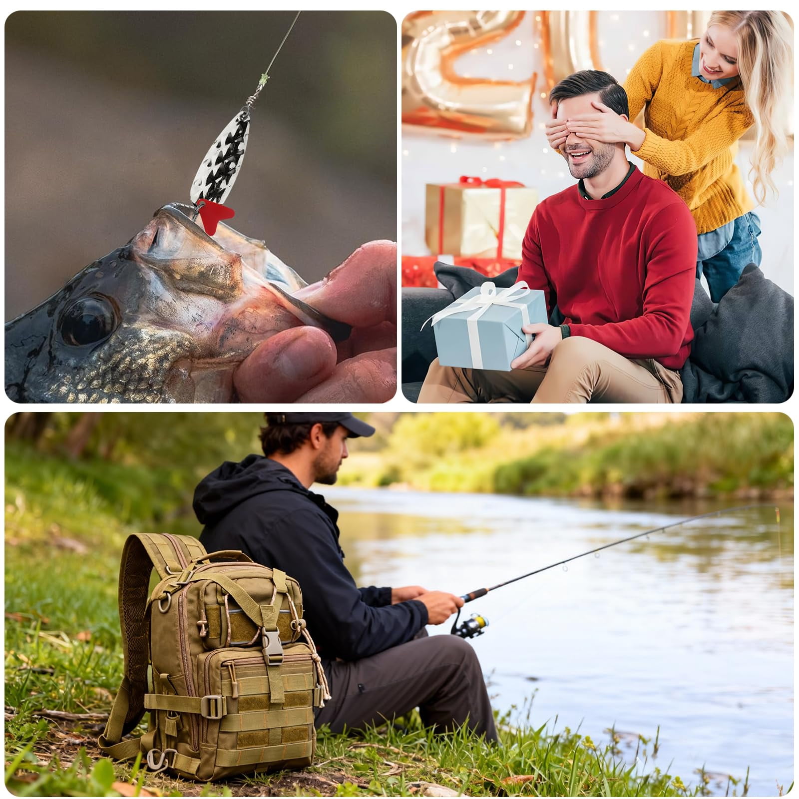139pcs Tackle Box Backpack Fishing With Accessories Bag Tool Kit Fish Pliers Salt Water Set For Men Women Gifts (brown)