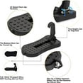 thumbnail image 2 of PIOE-Car Door Pedal Door Step for Car Roof Access, Foldable Car Roof Rack Step,Car Step Door Hook,Stable Step to Reach to Top of Car,Step Rails Door Latch Step Ladder for Most Cars,SUV,Trucks(Black), 2 of 4