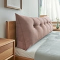 thumbnail image 5 of Lolynie Headboard Pillow - Triangular Bolster Cushion For Bed Sitting,Dorm Essential, 5 of 5