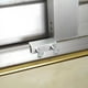 thumbnail image 2 of Cerradura de ventana de acero inoxidable plateada con manija redonda, cerradura de puerta y ventana sin perforaciones, cerradura de puerta corrediza, 2 of 4