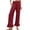 Wine -CN57, variant on Nestiefly Womens Wide Leg Pants Drawstring Elastic High Waisted Ruffle Hem Palazzo Casual Pants with Pockets 2026 Light Purple 2XL
