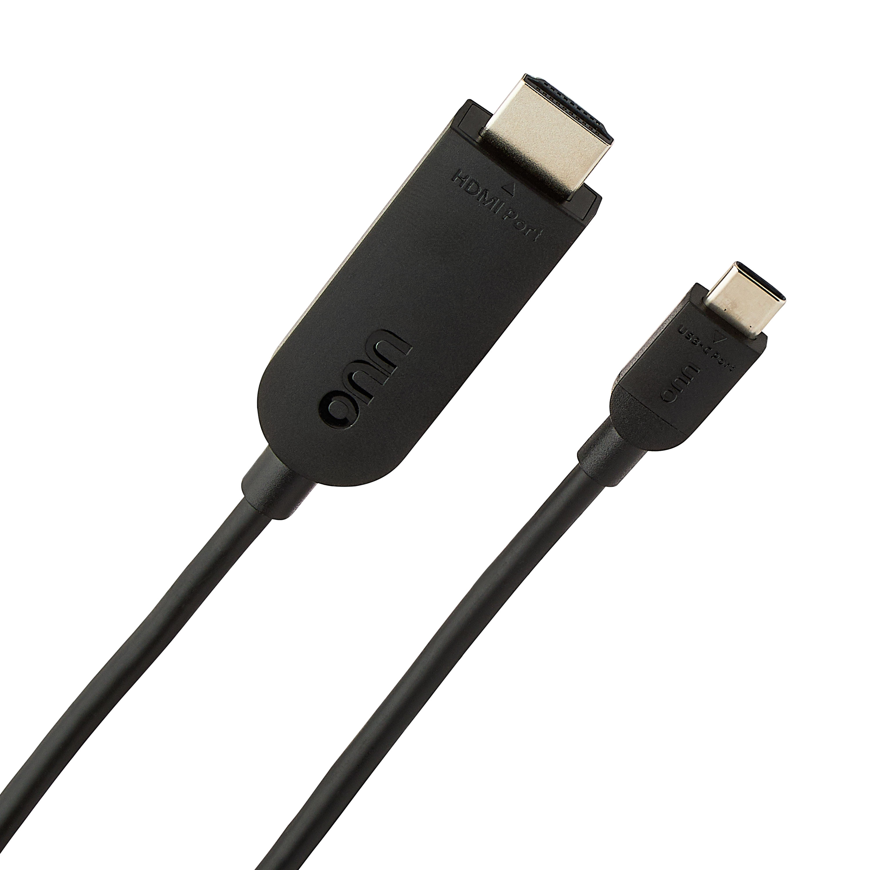 onn USB-C to HDMI Cable, 6 Feet, 4K Video