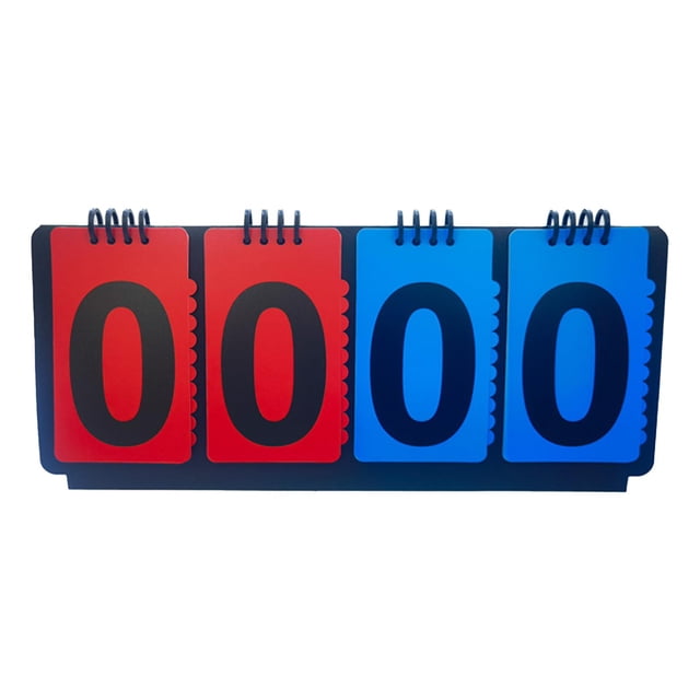 braveheart Sports Flip Scoreboard Large Numbers For Easy Reading All Sports Coaches In Fast Paced Environments Scoreboard 4 Digits