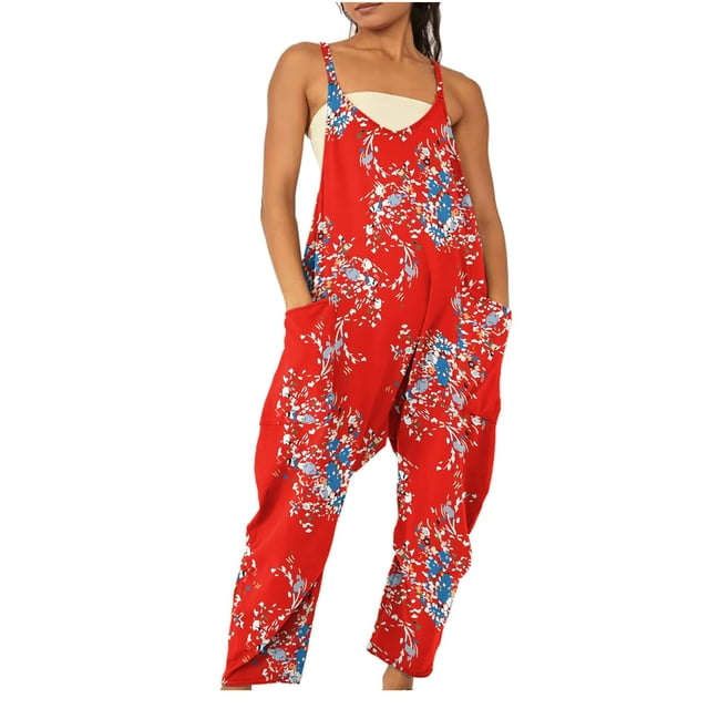 Birdeem Combinaison Décontractée Ample et en Vrac pour Femmes avec Poches, Combinaison Mode, Pantalon, Salopette, Combinaison à Bretelles