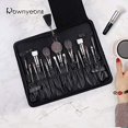 thumbnail image 3 of Bolsa organizadora de brochas de maquillaje Camdeez Professional negra, 3 of 7