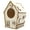 A, variant on Bdday Squirrel Proof Bird Feeders Wooden Bird House Children'S Diy Bird House Wooden Bird Hanger Outdoor Rope Bird Cage 3ml Window Bird Feeder