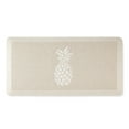 thumbnail image 4 of Martha Stewart Aloha Modern Pineapple Anti-Fatigue Air-Infused Kitchen Mat, Spice Red, 19.6"x39", 4 of 5