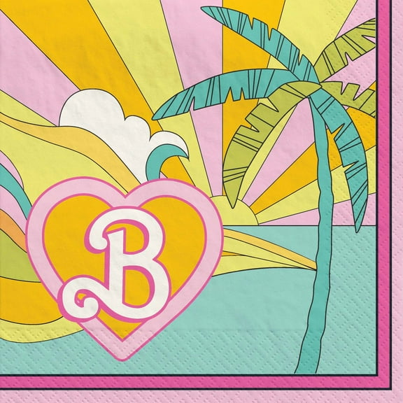 Amscan Retro Barbie Small Napkins (16ct)