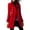 Red, variant on Women'S Winter Double Breasted Wool Coat Elegant Collared Wool Blend Trench Coat Women'S Blazers & Suit Jackets Wine L