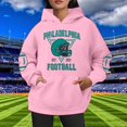 thumbnail image 1 of TINZ Chandail à Capuchon de Football pour Femmes Chandail de Jour de Match Chandail de Maman de Football Chandail Décontracté à Col Rond Chandail à Enfiler Robe à Capuche Zippée pour Femmes Chandail à Enfiler Grande Taille Chandails à Capuche pour Femmes, 1 of 3