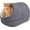 Grey-2, variant on 4 in 1 Self Warming Burrow  Bed, Pet Hideway Sleeping Cuddle Cave ()