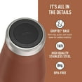 thumbnail image 4 of Thermos Icon Series Stainless Steel Mug Saddle - Leakproof - 16 oz Brown, 4 of 7