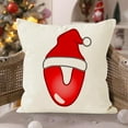 thumbnail image 2 of Qocolhg Christmas Decorations Outdoor Indoor, Christmas 26 Letter Pillow Cover Holiday Sofa Decoration Pillowcase -border Linen Printed Cushion Cover, on Sale Clearance!, 2 of 5