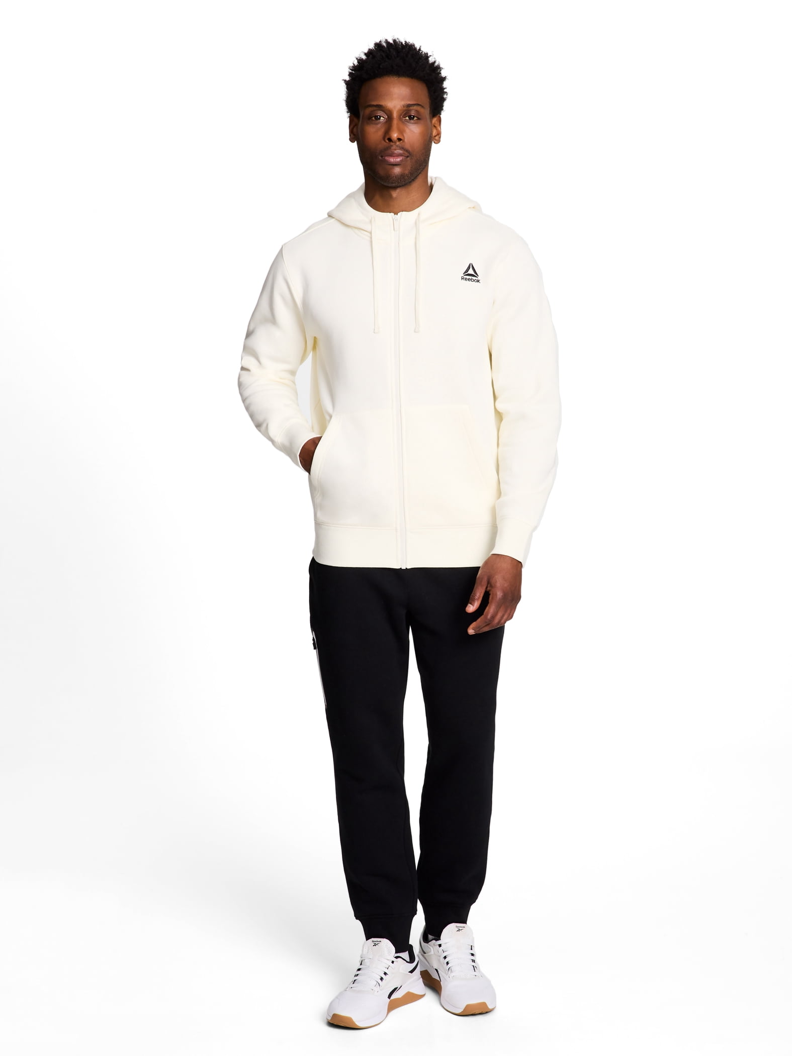 Reebok Men's and Big Men's Game Day Full Zip Hoodie, Sizes XS-5XL