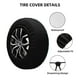 thumbnail image 2 of Fotbe Palm Trees Funda de Llanta de Repuesto con Estampado, Engrosada, Ajuste Universal para Jeep, Remolque, RV, SUV, Camión-16 inch, 2 of 6
